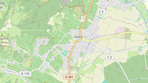 Carte de localisation de l'évènement