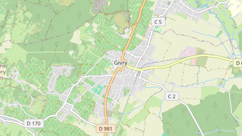 Carte de localisation de l'évènement