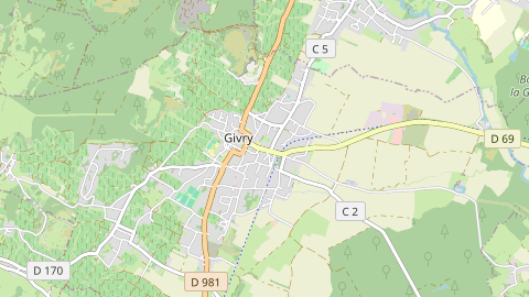 Carte de localisation de l'évènement