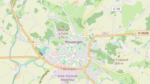 Carte de localisation de l'évènement