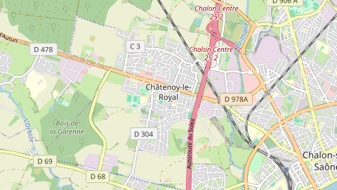 Carte de localisation de l'évènement