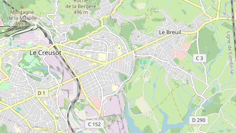 Carte de localisation de l'évènement