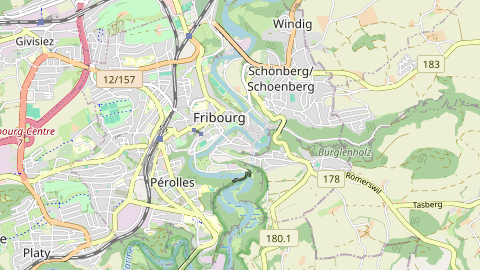 Carte de localisation de l'évènement