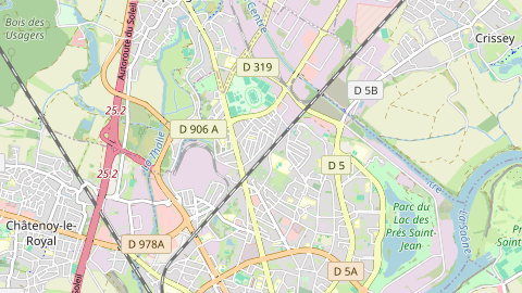 Carte de localisation de l'évènement
