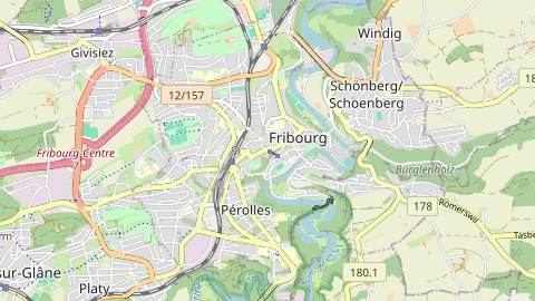 Carte de localisation de l'évènement
