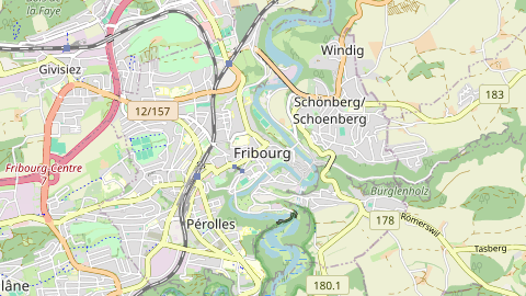 Carte de localisation de l'évènement