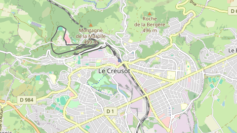 Carte de localisation de l'évènement