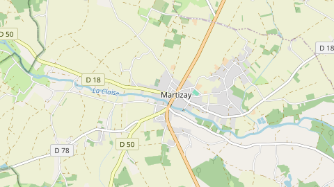 Carte de localisation de l'évènement