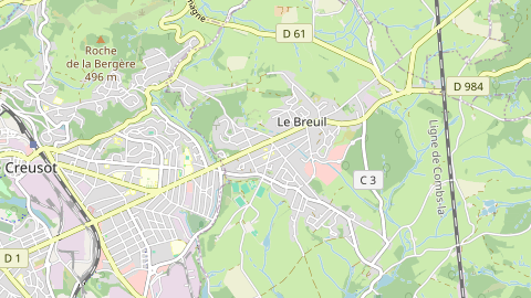 Carte de localisation de l'évènement