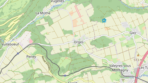 Carte de localisation de l'évènement