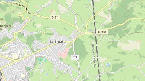 Carte de localisation de l'évènement