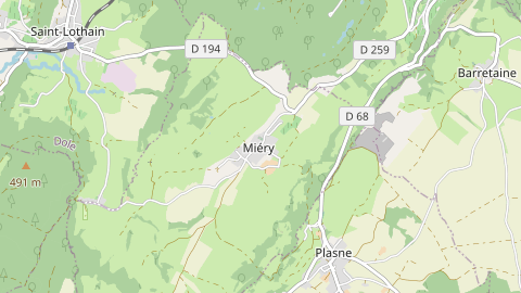 Carte de localisation de l'évènement