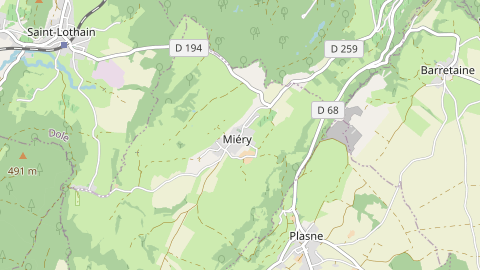 Carte de localisation de l'évènement