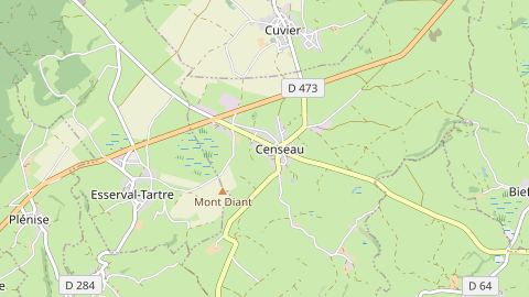 Carte de localisation de l'évènement