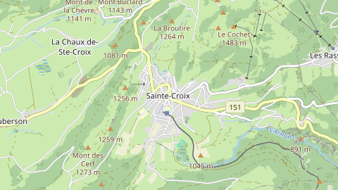 Carte de localisation de l'évènement