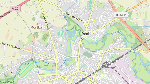 Carte de localisation de l'évènement