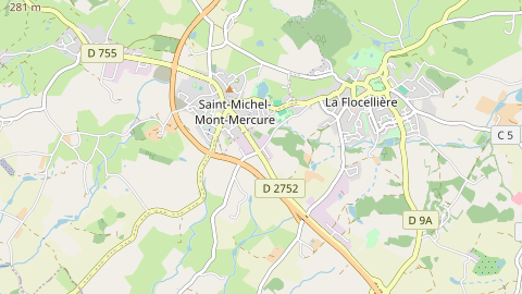 Carte de localisation de l'évènement