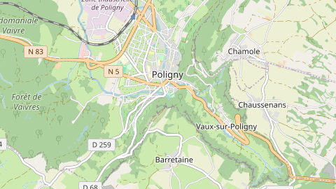 Carte de localisation de l'évènement