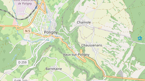 Carte de localisation de l'évènement