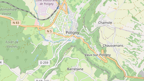 Carte de localisation de l'évènement