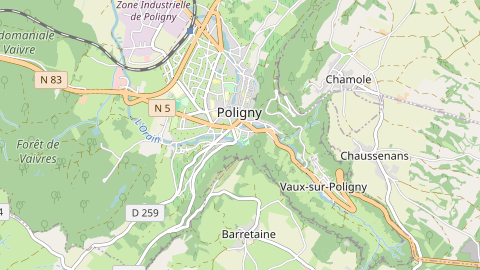 Carte de localisation de l'évènement