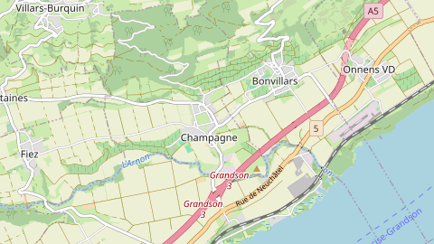 Carte de localisation de l'évènement