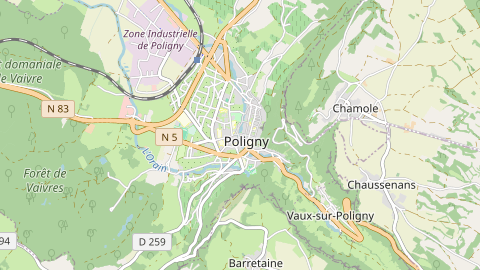 Carte de localisation de l'évènement