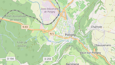 Carte de localisation de l'évènement