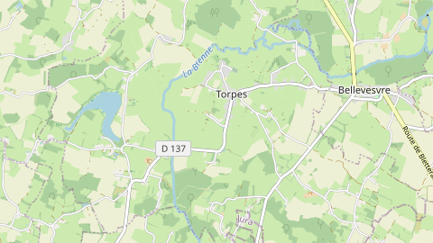 Carte de localisation de l'évènement