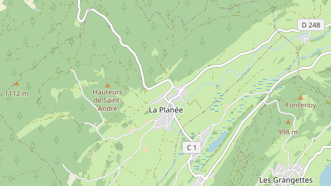 Carte de localisation de l'évènement