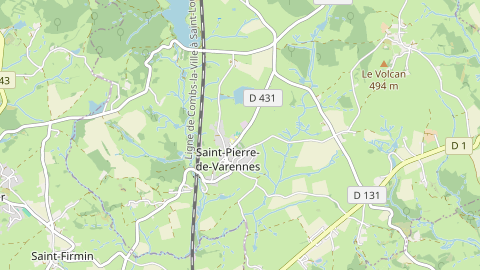 Carte de localisation de l'évènement
