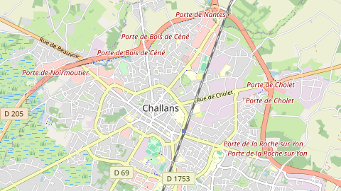 Carte de localisation de l'évènement