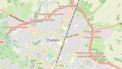 Carte de localisation de l'évènement