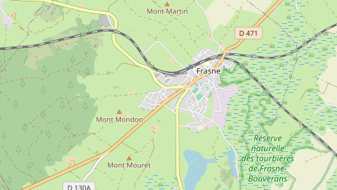 Carte de localisation de l'évènement