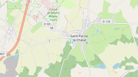 Carte de localisation de l'évènement