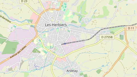 Carte de localisation de l'évènement