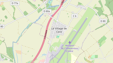 Carte de localisation de l'évènement