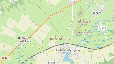 Carte de localisation de l'évènement