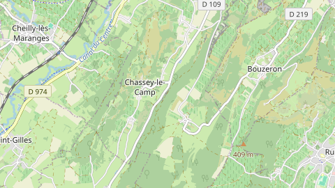 Carte de localisation de l'évènement