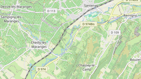 Carte de localisation de l'évènement