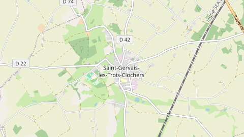 Carte de localisation de l'évènement