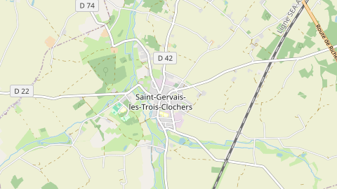 Carte de localisation de l'évènement
