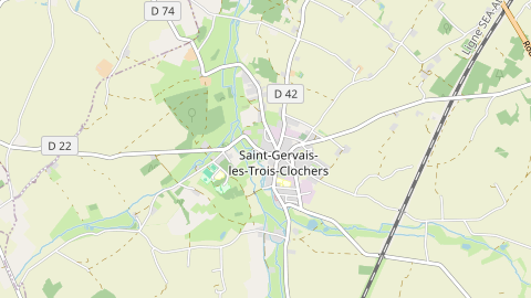 Carte de localisation de l'évènement