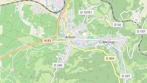 Carte de localisation de l'évènement