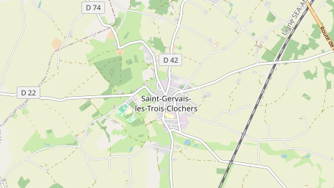 Carte de localisation de l'évènement