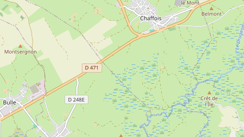 Carte de localisation de l'évènement