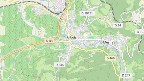 Carte de localisation de l'évènement