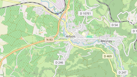 Carte de localisation de l'évènement