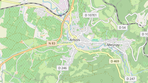 Carte de localisation de l'évènement