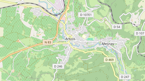 Carte de localisation de l'évènement